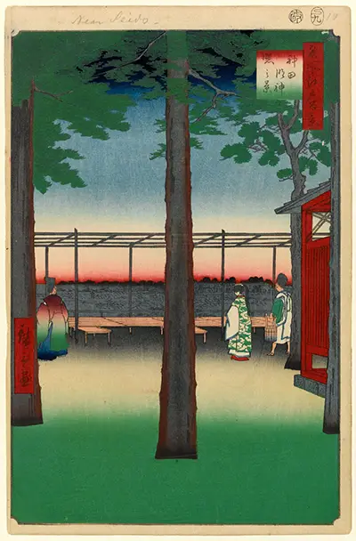 Dawn at the Kanda Myojin Shrine Hiroshige
